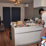 chez Louise et Taiga
le coin cuisine